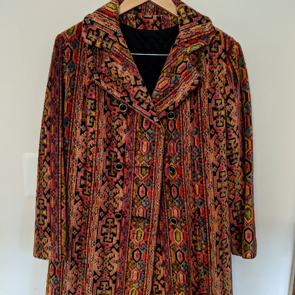 Vintage Cathy Dee Vintage tapestry coat